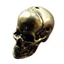 Unstop * Nervous Bronze Skull Triplicate Pass Charm Thin Dark Addition Everyone Instances