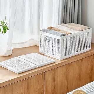 * Mẫu mới* Giỏ nhựa gấp gọn đựng quần áo, đồ lót  - tiện dụng, siêu bền