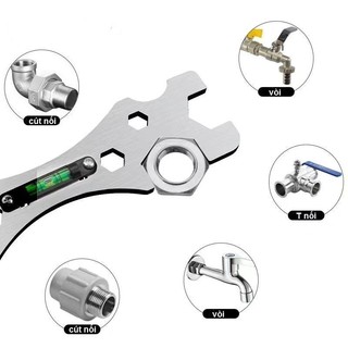 Cờ lê đa năng uốn cong, Công cụ cân bằng lắp đặt vòi hoa sen, Cờ lê sửa chữa hệ thống ống nước phòng tắm đa năng bảo trì