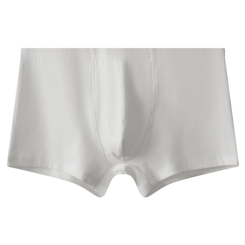 Quần Lót Nam Thoải Mái Thoáng Khí Quần Lót Cotton Đơn Giản Màu Trơn Quần Đùi Boxer