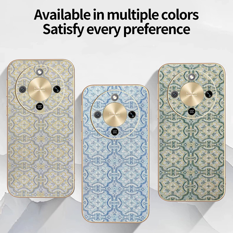 Ốp Lưng Cho Honor X9d X9C X9B Da Cổ Điển Mạ Điện TPU Edge Chống Rơi Vỏ Điện Thoại