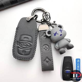 Vỏ chìa khóa ô tô bằng da thật Subaru Thích hợp cho Subaru / XV / Forester / BRZ / Aohu