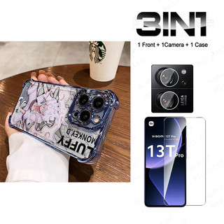 Ốp Lưng 3 in1 One Piece Cho OPPO K12X K9S K12 K12S K13 Turbo Vỏ Điện Thoại Mềm Chống Rơi Vỏ Bảo Vệ