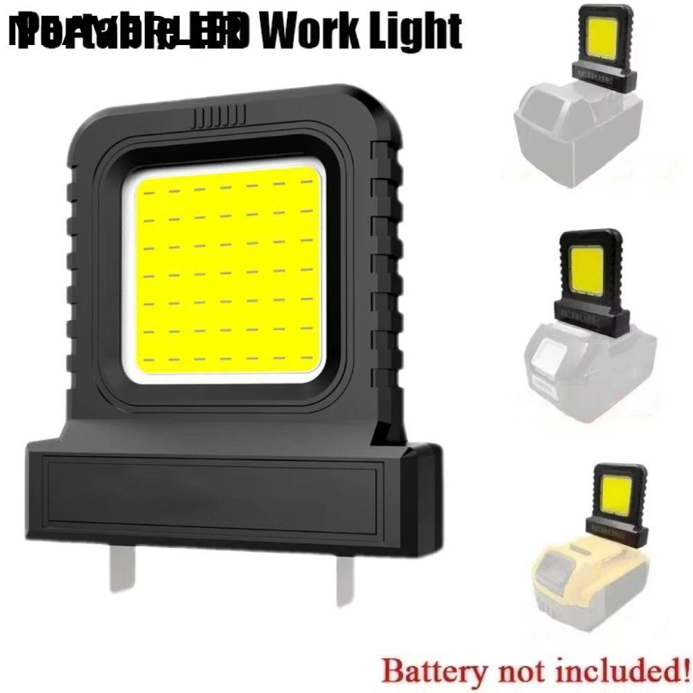 Đèn tìm kiếm ngoài trời NEAVERLER, Bộ phận dụng cụ điện Đèn làm việc LED đa năng, Đèn pin Lithium có thể điều chỉnh độ sáng cao bền chất lượng cao cho Makita / Milwaukee / Dewalt / Bosch