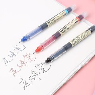 Combo 10 Bút Bi Mực Gel Dung Tích Lớn Basic Bút Bi Nước Mực Gel Khô Nhanh Ngòi 0.5mm, Mực Đều, Nét Chữ Đẹp