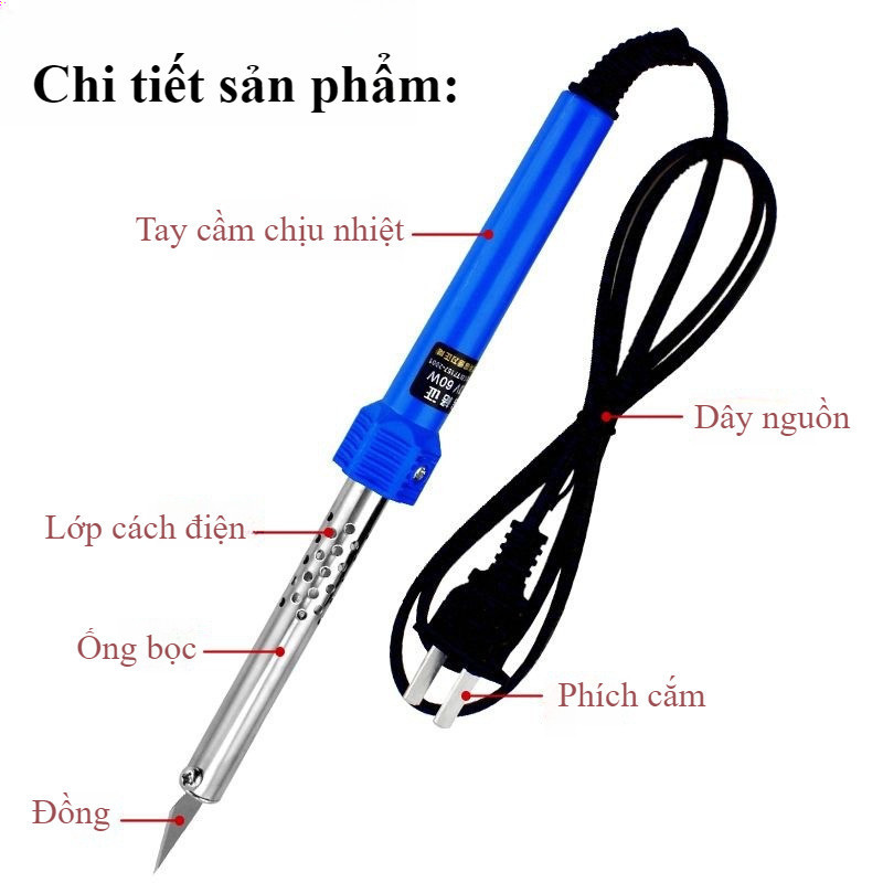 Mỏ Hàn Điêu Khắc 60W 220V,máy hàn thiếc cầm tay mini hàn linh kiện điện tử,Thiết Kế Chuyên Dụng