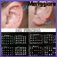 MERIGGIARE 12 Cặp / bộ Dành Cho Bạn Bè 3 / 4 / 5 / 6 / 7MM Hình Tròn Pha Lê Không Xuyên