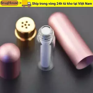 Máy hít hương liệu SNUGHOUSE, Máy hít mũi nhôm màu thay thế, Ống rỗng 5ml chất lượng cao cho tinh dầu