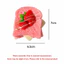 Đồ chơi đầu ngón tay mềm FEDAOG, Đồ chơi bóp bánh mì nướng mô phỏng phô mai sô cô la, Đồ chơi giải nén bánh Mini dễ thương hai lớp dành cho quà tặng trẻ em