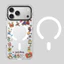 Ốp điện thoại cô gái chơi từ tính pha lê đá cho iPhone 17 Pro Max 16 15 14 13 17Air 16Plus Ốp lưng trong suốt cứng Vỏ bảo vệ chống sốc