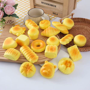 Đồ chơi bánh mì Squishy mềm Mô phỏng Bánh mì Giảm căng thẳng Vui nhộn cho trẻ em và người lớn