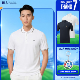 [Mua 2 Giảm 5%_Hỏa Tốc] Áo Thun Polo Nam Cao Cấp HLA  – Vải Mát Lạnh, In Họa Tiết Nổi Bật, Co Giãn Nhẹ Thoải Mái