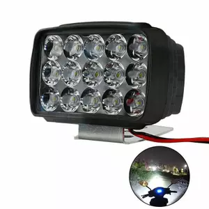 Đèn Pha Xe Máy Điểm 15 LED 1000LM Motos ATV UTV Xe Tay Ga Chiếu Sáng VN