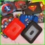 HT3 Người Nhện Batman Người Sắt Siêu Nhân Captain America Hoạt Hình Thẻ Tay Áo Ngực Thẻ Có Móc Khóa Túi Đựng Thẻ Ví TH