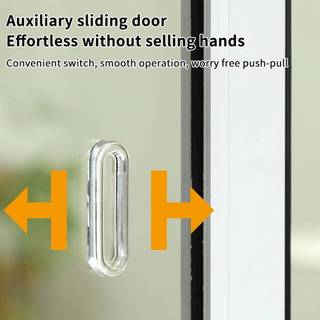 Chenlongshang 4 Nhựa Trong Suốt Tay Nắm Cửa PU Mềm Tự Dính Tay Nắm Cửa Trượt Tủ Bếp Kính Cửa Trượt Ngăn Kéo Tay Cầm EN