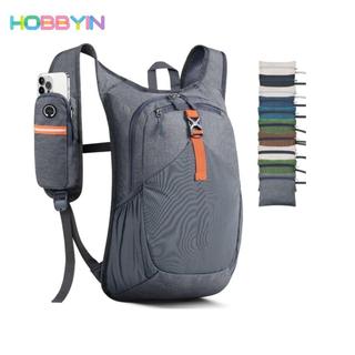 HOBBYIN Ba lô nhỏ HOBBYIN, Ba lô đi bộ đường dài nhẹ 15L, Nhiều túi chất lượng cao Nhỏ gọn có thể gập lại Siêu nhẹ Đi bộ đường dài Daypack Hoạt động ngoài trời