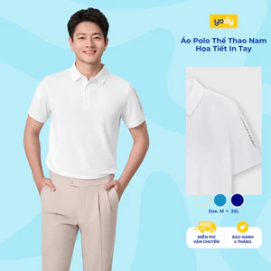 Áo Polo Thể Thao Nam Yody Họa Tiết In Tay thấm hút mồ hôi co giãn thoải mái MAPO26A002
