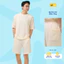 Set áo quần short bộ đồ nam YODY vải dệt Waffle thoáng mát, thiết kế trẻ trung, basic MCST25S002