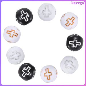 300 Chiếc Vòng Cổ Chữ Thập Hạt Miếng Đệm Công Giáo Mân Côi Vòng Tay Trang Sức Thánh Miếng Đệm Hạt Kevga