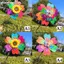 Khung Ảnh 1 Hoa Hướng Dương / Bướm Cối Xay Gió Pinwheel Nhiều Màu Sắc Kim Sa Lấp Lánh Cối Xay Gió Mang Cắm Trại Dã Ngoại Trang Trí Sân Vườn Nhà VN