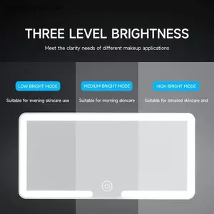 Gương trang điểm LED ô tô Điều chỉnh ba bánh Tấm che nắng Tấm che nắng Nội thất Gương sau FSI