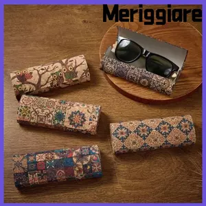 Kính MERIGGIARE, Hộp Kính Chống Áp Lực Họa Tiết Kỳ Lạ, Vỏ Cứng Sáng Tạo Hộp Kính Mắt Khung Nhẹ Nam