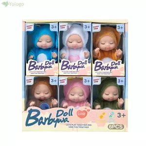 Búp bê YOLOGO BJD, Búp bê quần áo họa tiết động vật Smile Baby Series, Đồ chơi trẻ em Đồ chơi thực tế dễ thương cho trẻ em bé gái