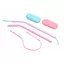 Bộ Ống Hút Silicon Cấp Thực Phẩm Silicone Nước Uống Nước Ống Hút Màu Có Thể Tái Chế Cocktail Ống Hút GB60