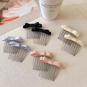 JULYHOT 2 Chiếc Lược Chải Tóc Nơ Kẹp Tạo Kiểu Dễ Dàng Cho Xoăn Nổ Bên Top Massivedeals