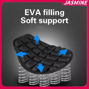 JASMINE Mới Air Pad Xe Máy Ghế Không Khí Đệm Bao Giảm Áp Lực Bảo Vệ Đa Năng Xe Máy Ghế JASMINE