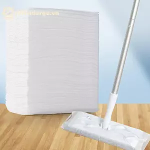 GE 100 Chiếc Dùng Một Lần Tĩnh Điện Loại Bỏ Bụi Cây Lau Nhà Bếp Vải Vệ Sinh Ướt Và Khô Tĩnh Điện Bụi Cây Lau Nhà Giấy VN