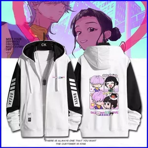 GN K-Pop Demon Hunters HUNTR / X Rumi Mira Zoey anime Dây Kéo Áo Khoác Áo Khoác Unisex Top NG
