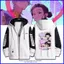 GN K-Pop Demon Hunters HUNTR / X Rumi Mira Zoey anime Dây Kéo Áo Khoác Áo Khoác Unisex Top NG