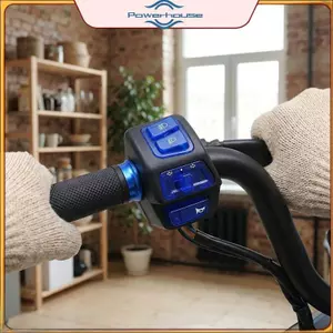 Nút Xe Máy Điện Trong Suốt 5 Bộ Đa Năng Cho ATV Scooter E Xe Đạp Tay Lái Điều Khiển Thay Thế.