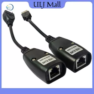 ULJ USB Nối Dài Ethernet RJ45 Cat5e / 6 Cáp LAN Adapter Mở Rộng Qua Repeater.