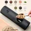 DONOVANQQ 1 / 2 Máy Xay Gia Vị, Máy Xay Muối Và Tiêu Điện Thân Xe Mini Nhẹ Có Thể Điều Chỉnh, Lõi Mài Gốm Có Thể Sạc Lại Tích Hợp Máy Xay Tiêu Đen Ánh Sáng Mềm