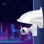 Rain Sun Shield Weather Cover Chống chói Side Braet CCTV Turret Dome Camera mới