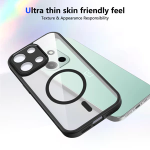 Ốp lưng OnePlus Turbo 6 Vỏ từ tính trong suốt mờ cho điện thoại OnePlus Turbo 6 5G