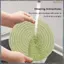 4 Miếng Placemats Tấm lót có thể giặt được chống trượt chịu nhiệt