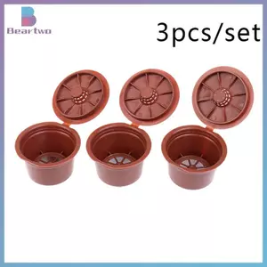 < beartwo > 3 viên nang cà phê có thể tái sử dụng cho vỏ cà phê có thể nạp lại Caffitaly Bộ lọc cà phê Mới