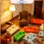 Bộ Sofa nhà búp bê thu nhỏ 1: 12 kiểu Mỹ Retro dành cho mô hình mô phỏng gia đình.
