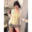 Áo Vest nữ có dây buộc cổ điển phong cách Hàn Quốc Thiết kế có dây buộc mùa hè Slim-Fit Slimer Look Niche All @