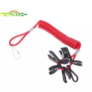 1 Chiếc Thuyền Động Cơ Ngoài Động Cơ Kill Stop Switch Dây Kill Switch Universal 7 Phím [MỚI]