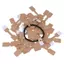 Ziyulinyuk 50 / 100 Cái Quadrate nk Giá Thẻ Nelace Nhẫn Trang Sức Nhãn Giấy Stiers VN