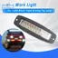 2X 7 Inch Dual-Color 100W Led Work Light Bar Flush Mount Flood Driving Fog Lamp