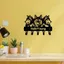HELLOYOUNG Timberwolf Kim Loại Silhouette Móc Treo Tường Giá Cho Áo Móc Khóa Khăn Trang Trí Nhà Cửa Sắt Rèn Sắp Xếp Lưu Trữ