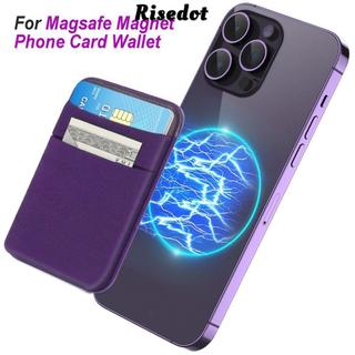 Túi đựng thẻ điện thoại nam châm RISEDOT, Ví chống trộm đàn hồi, Chất lượng cao cho ví Magsafe An toàn có thể tháo rời Ví đựng thẻ phổ thông