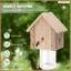 Bẫy ong thợ mộc gỗ cho bên ngoài Bẫy ong tốt nhất Gỗ nhàm chán Bẫy ong Phong cách Chalet Thợ mộc Bẫy ong ngoài trời