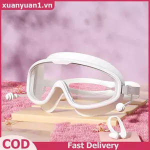 XUAN 2025 Kính bơi khung lớn dành cho người lớn Trẻ em Kính bơi Antifog chất lượng cao Chống nước HD Đồ bơi Kính mắt Thiết bị bơi VN