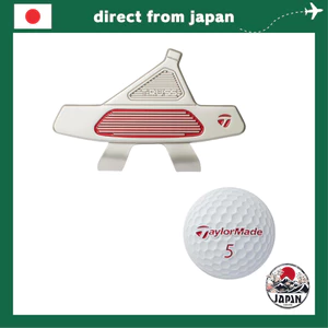 Marker bóng gắn mũ từ tính TaylorMade Truss Putter màu đỏ